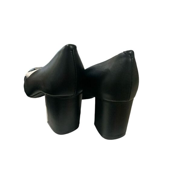 New in Box Calvin Klein Women's Unesta Pump Shoes Black Heel Size 8 Pointy Toe - Picture 5 of 6